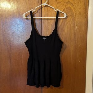 Torrid Black Knit Camisole Top Size 3 NWT